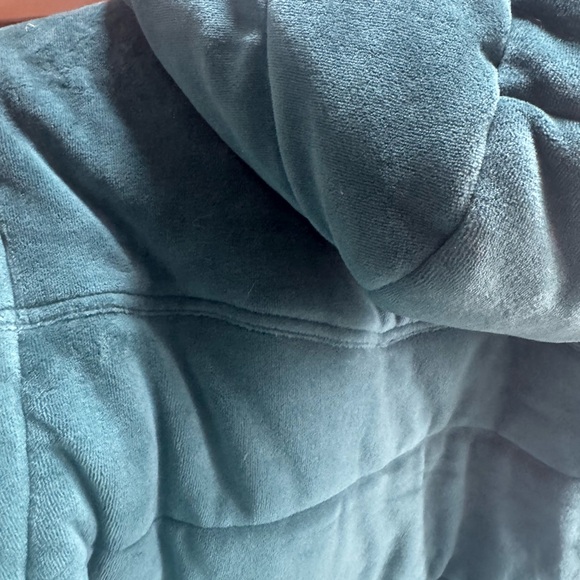 Hooey western teal hooded vest - Picture 5 of 6